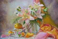 Lilies in still-life