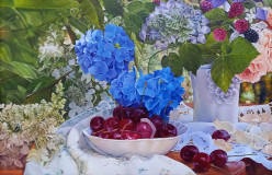 Hydrangea in still-life