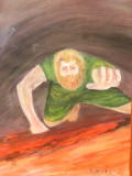Моисей поднимающий на гору Хориву