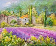 The summer warmth of Provence