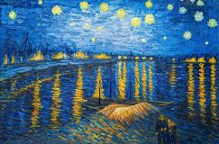 Starry night over the Rhone