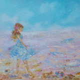 Girl and sea