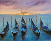 Venecia en colores pastel