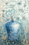 Blue vase