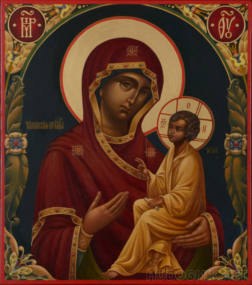 icono de la Virgen María de Tikhvin