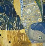 Free copy of Gustav Klimt's painting "Water Serpents I"