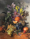 Hendrik Reekers&quot;Naturaleza muerta con flores y frutas&quot;