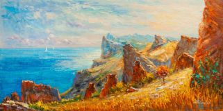 "La belleza de las rocas de Crimea"