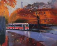 Autumn tram