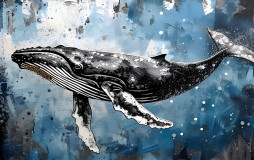 whale in the sea